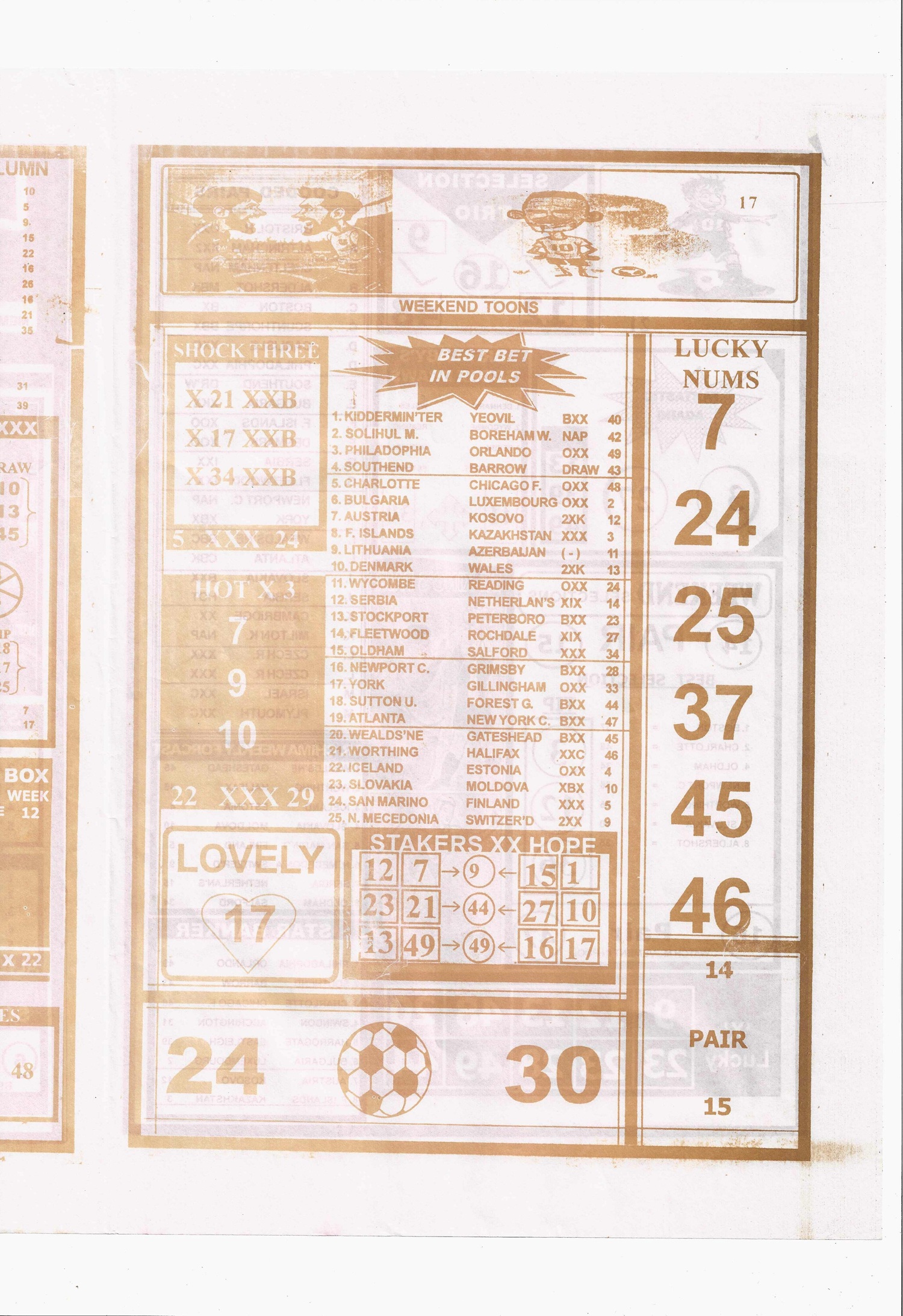 week 13 london weekend 2026 page 3