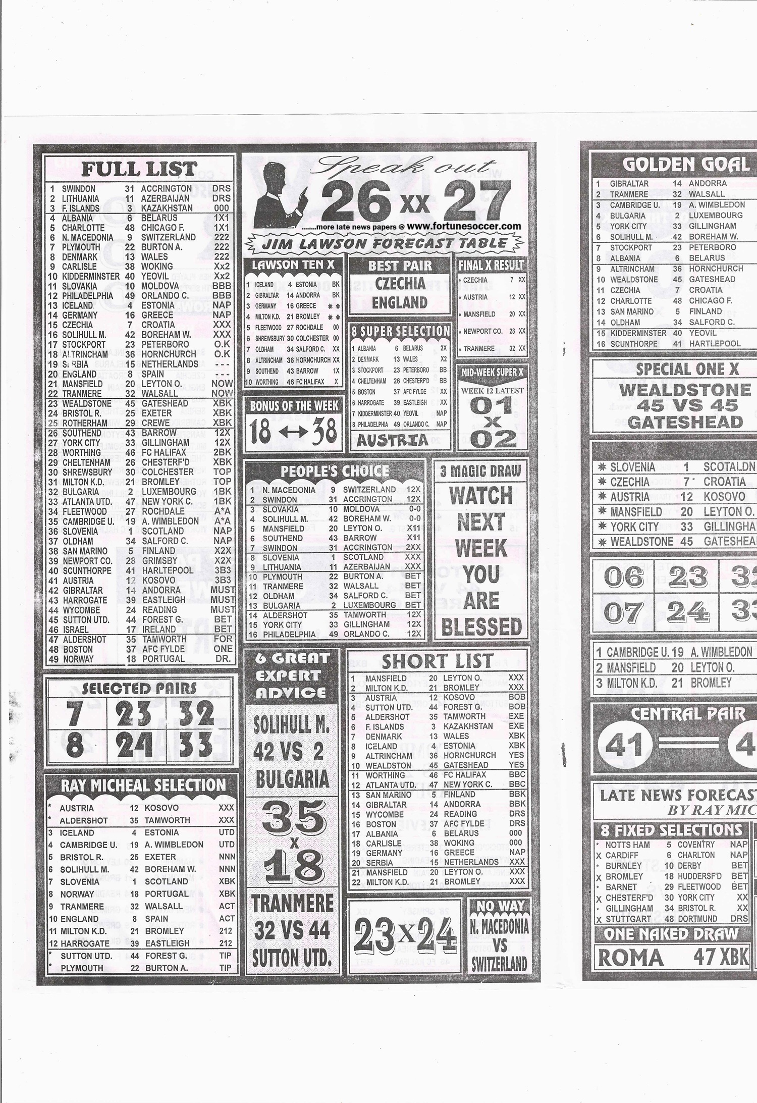 week 13 new soccer 2026 page 2