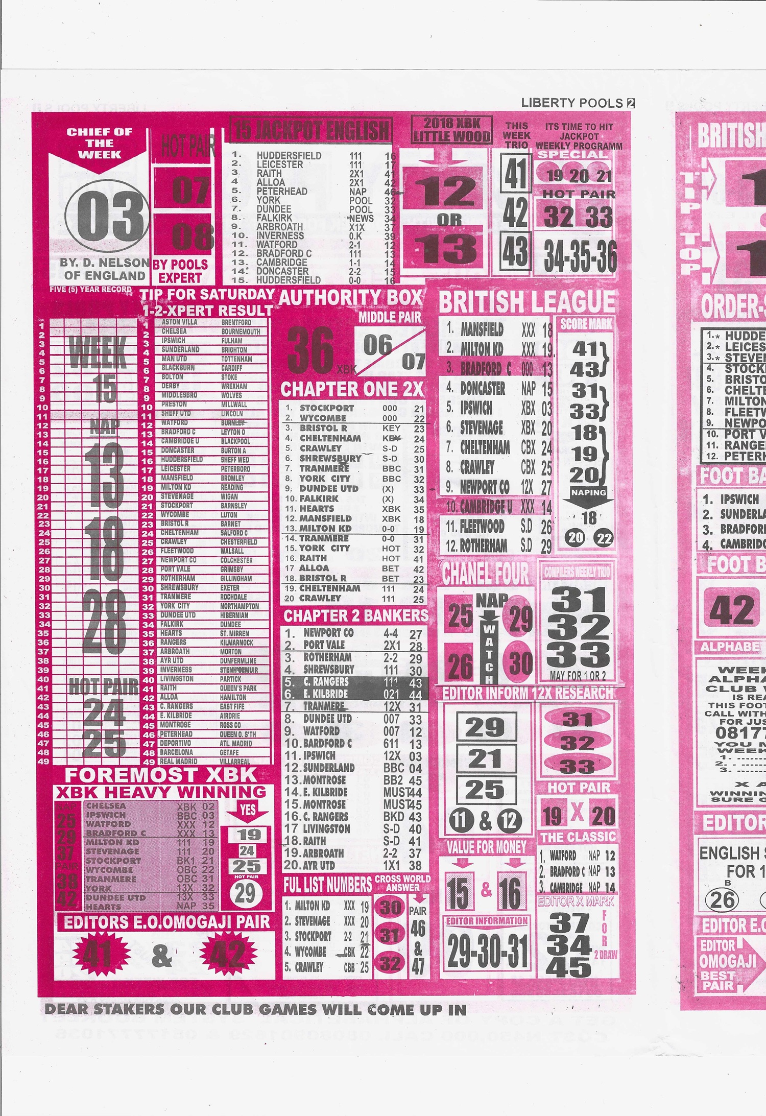 week 15 liberty international 2026 page 2