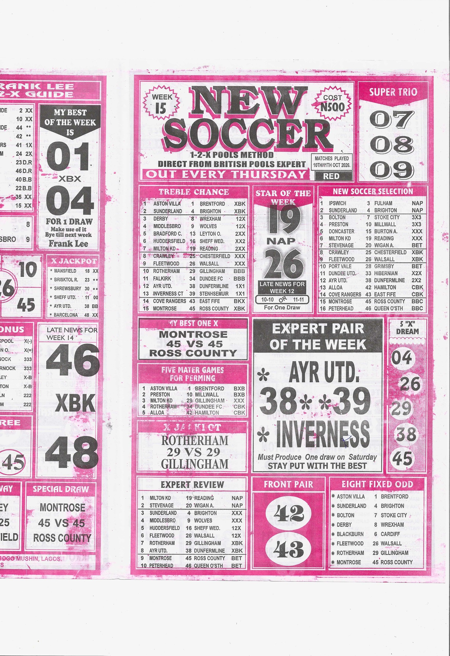 week 15 new soccer 2026 page 1