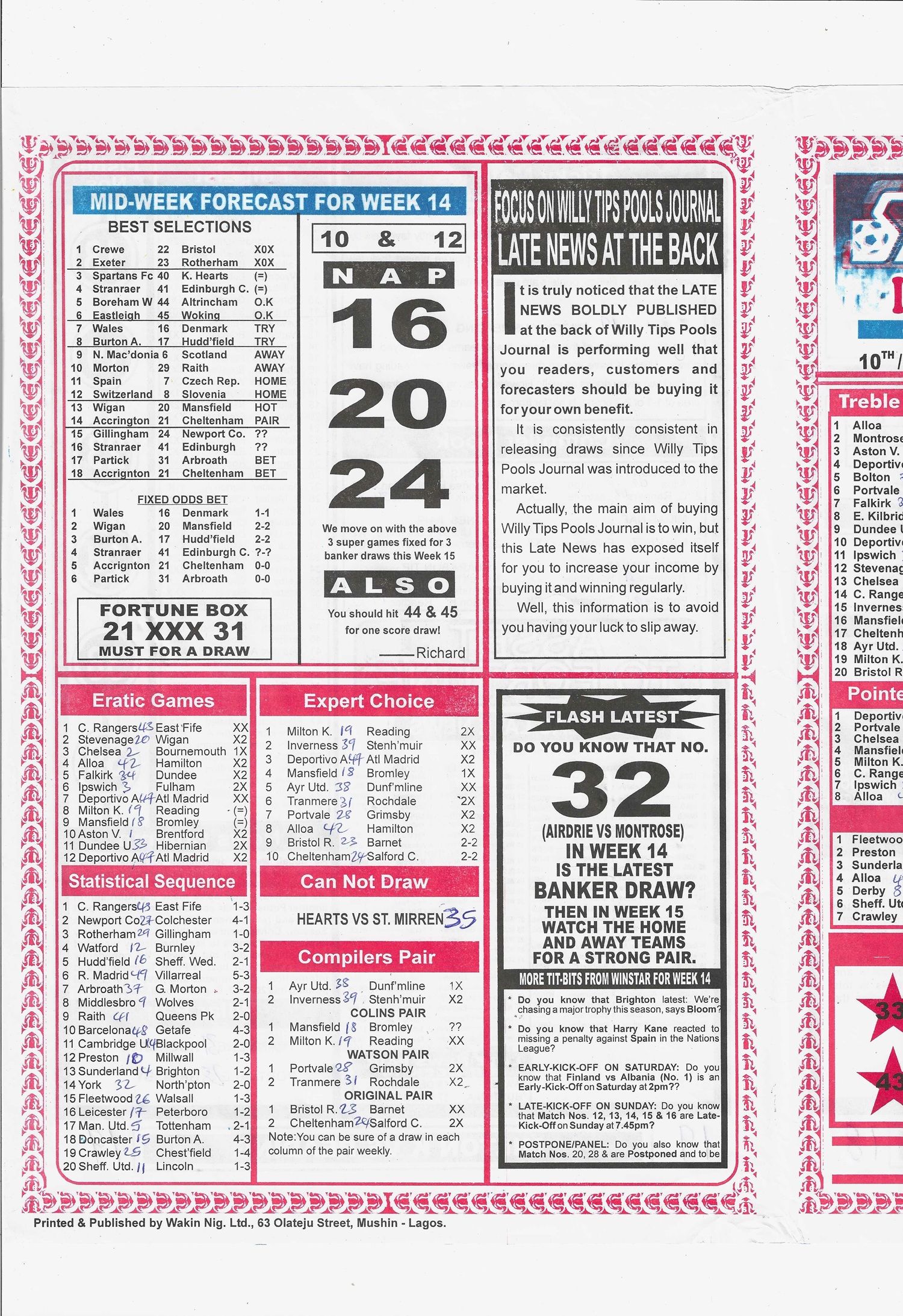 week 15 sporting informant 2026 page 4