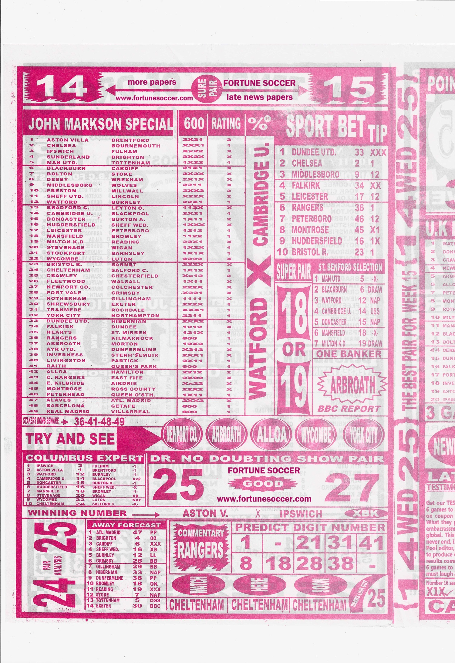 week 15 temple of draws 2026 page 2