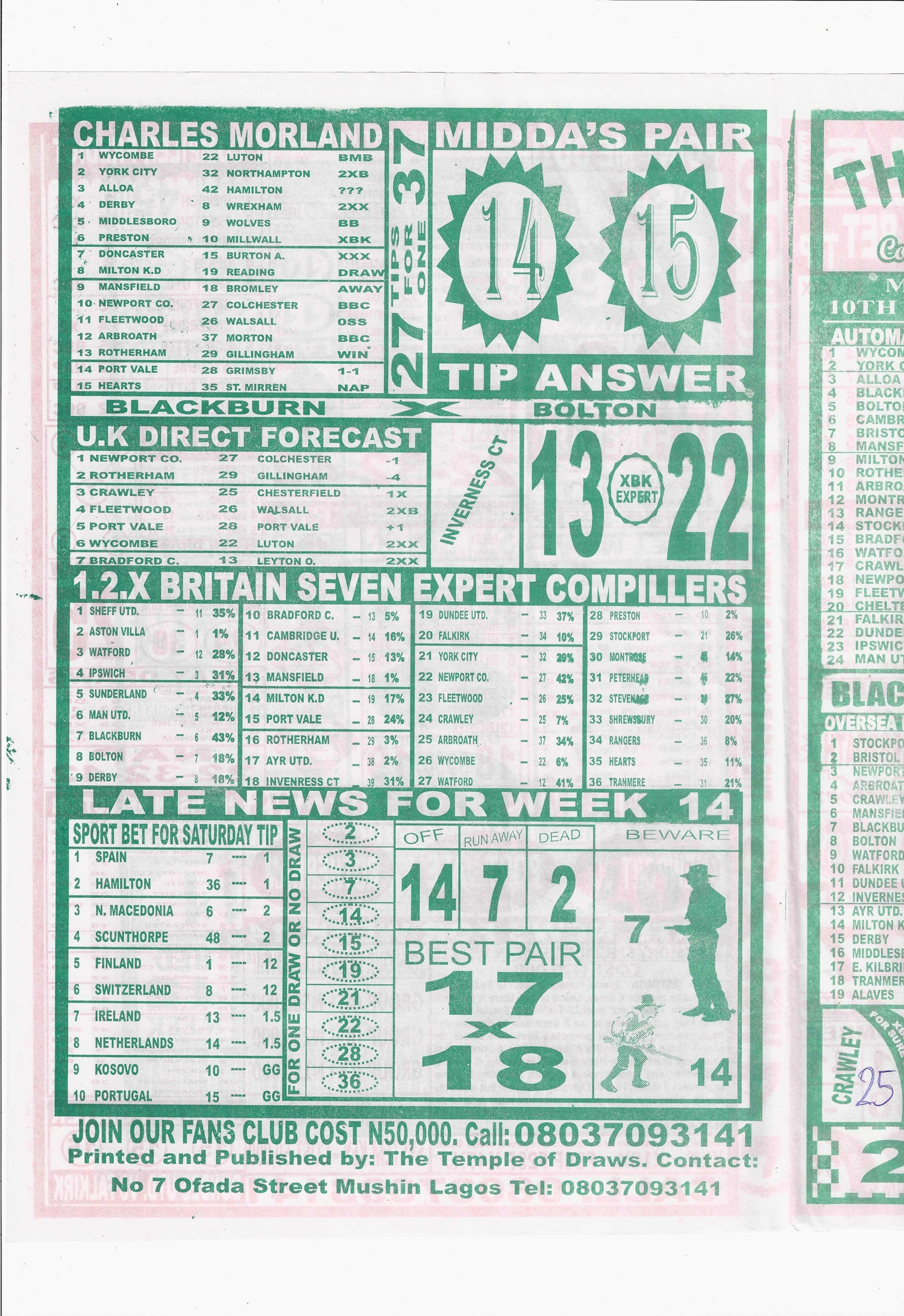 week 15 temple of draws 2026 page 4
