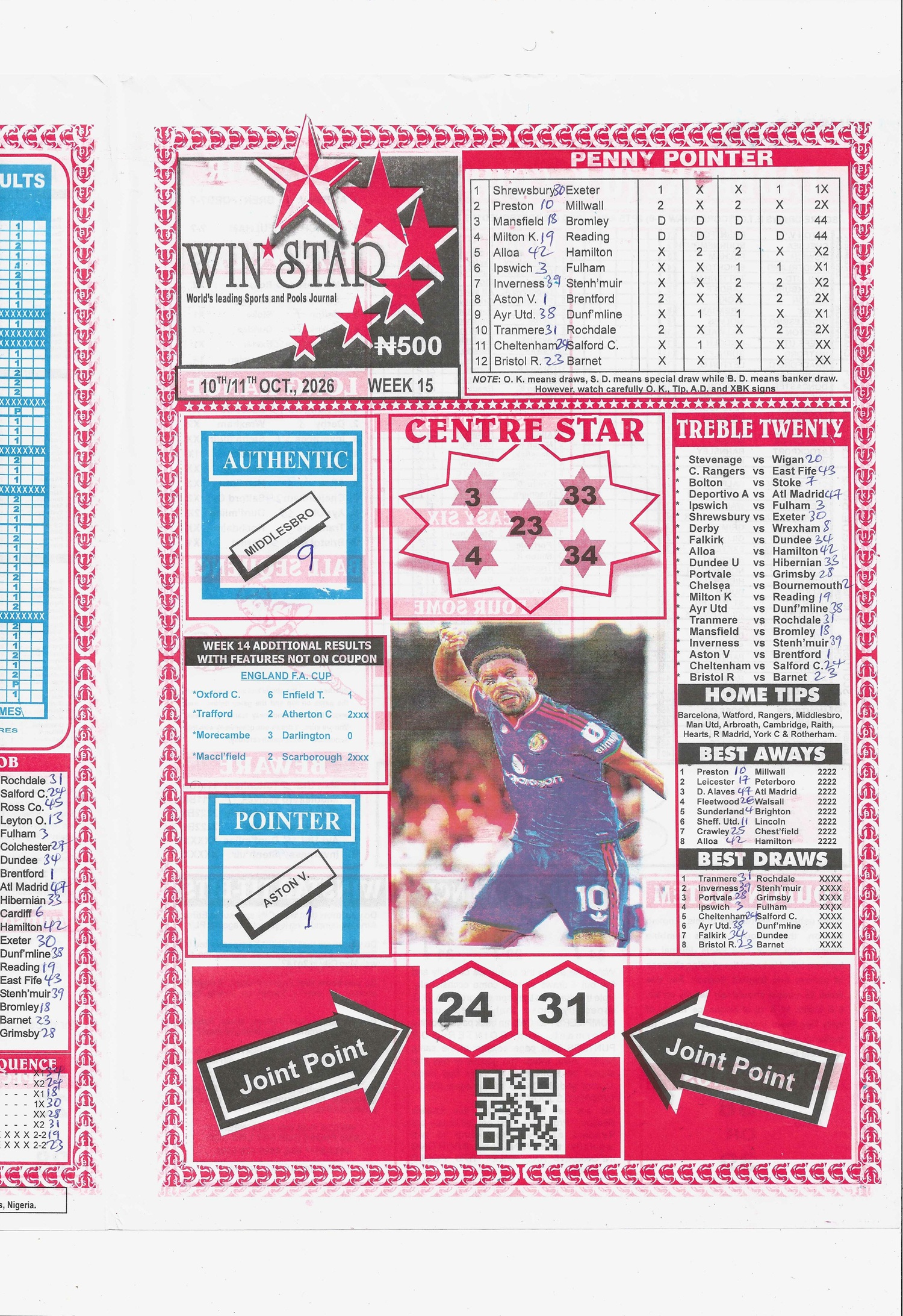 week 15 winstar 2026 page 1