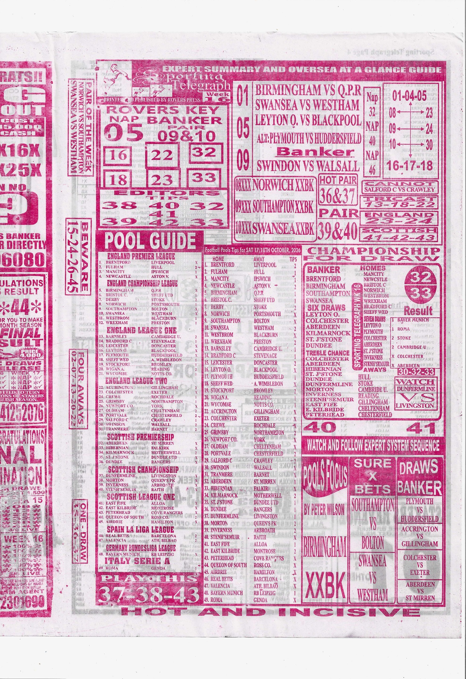 week 16 sporting telegraph 2026 page 3