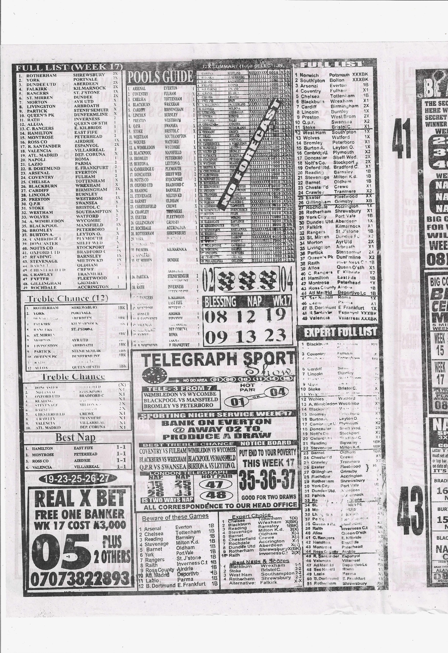 week 17 sporting telegraph 2026 page 4
