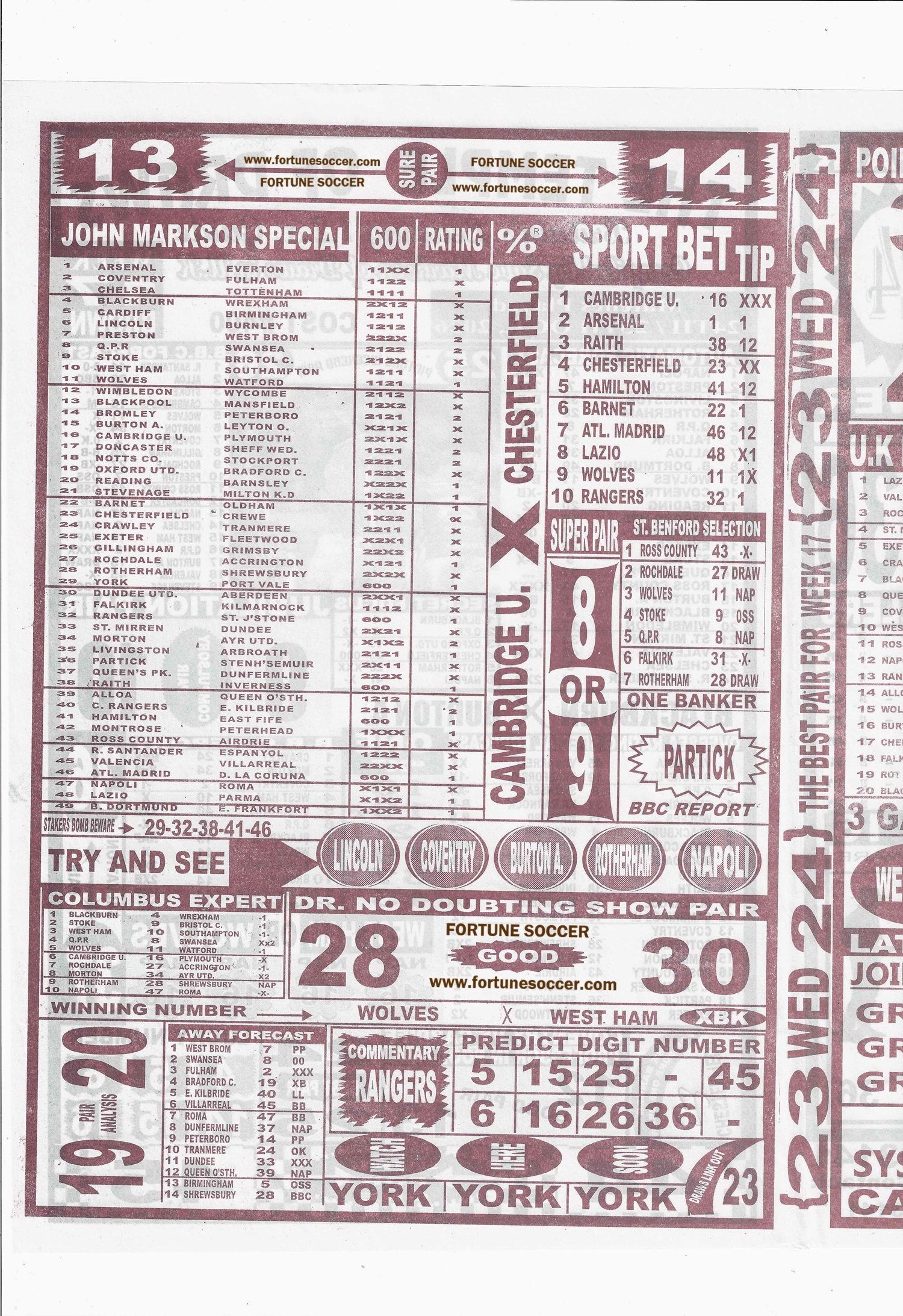 week 17 temple of draws 2026 page 2