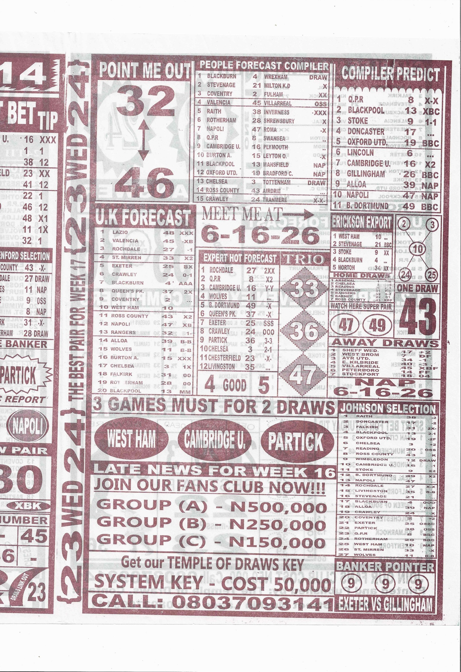 week 17 temple of draws 2026 page 3