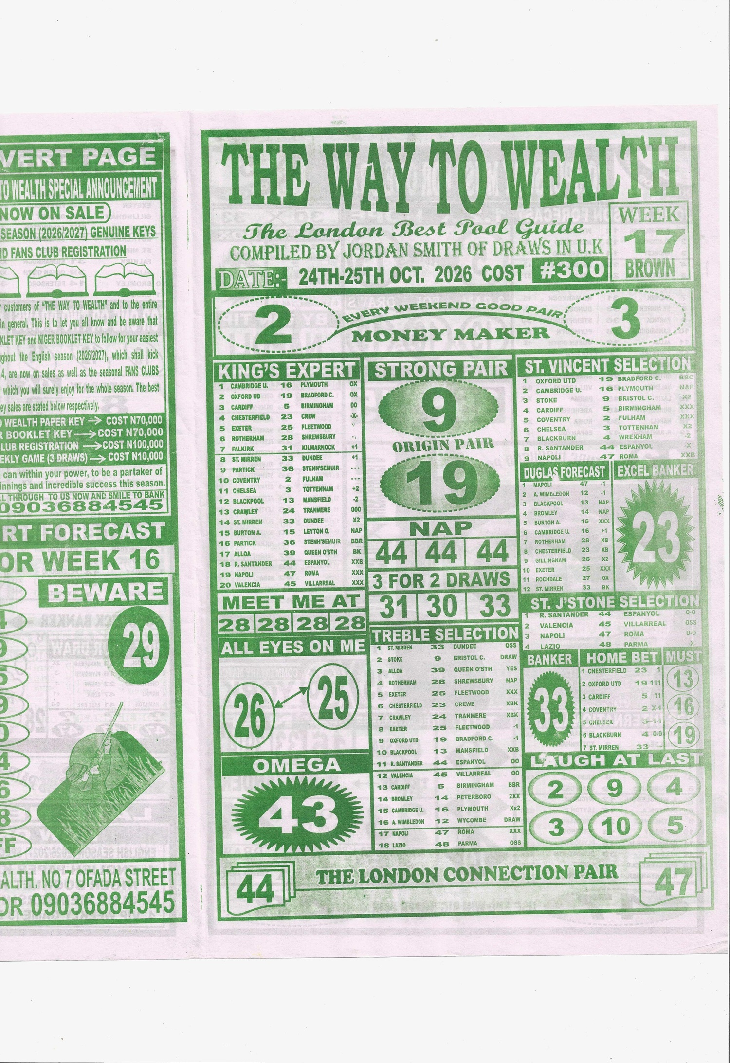 week 17 the way to wealth 2026 page 1