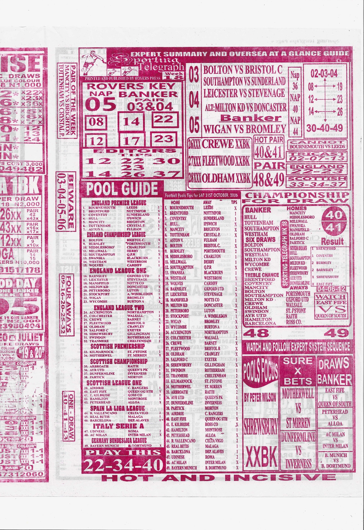week 18 sporting telegraph 2026 page 3