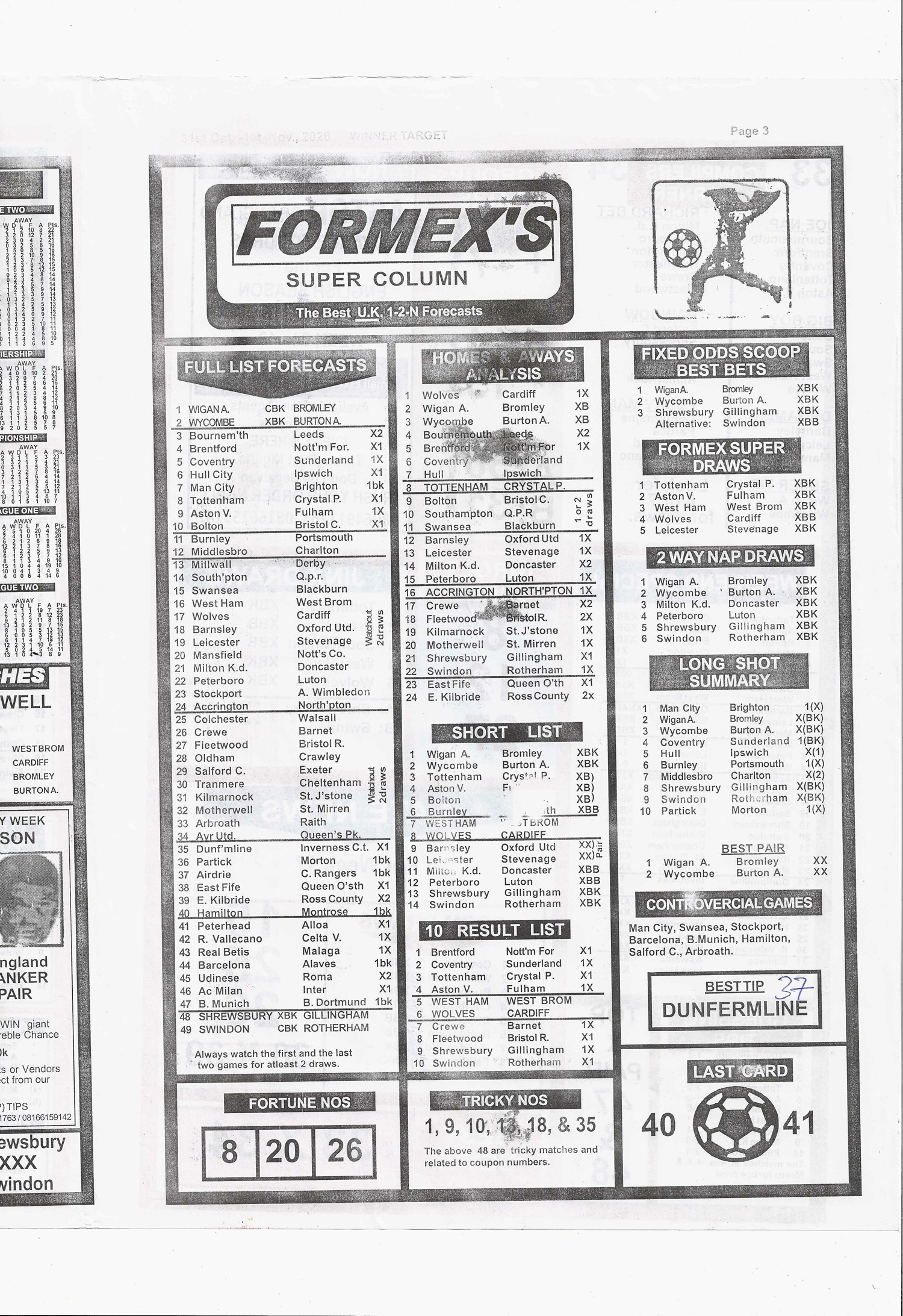 week 18 winner target 2026 page 3