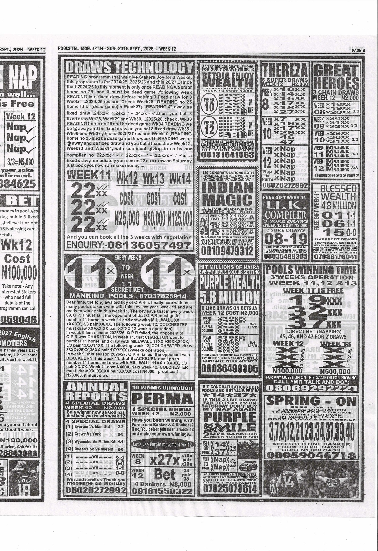 week 12 pools telegraph 2026 page 13