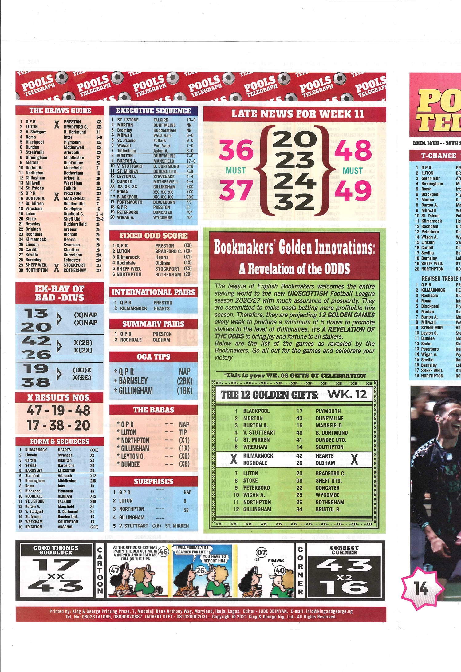 week 12 pools telegraph 2026 page 18