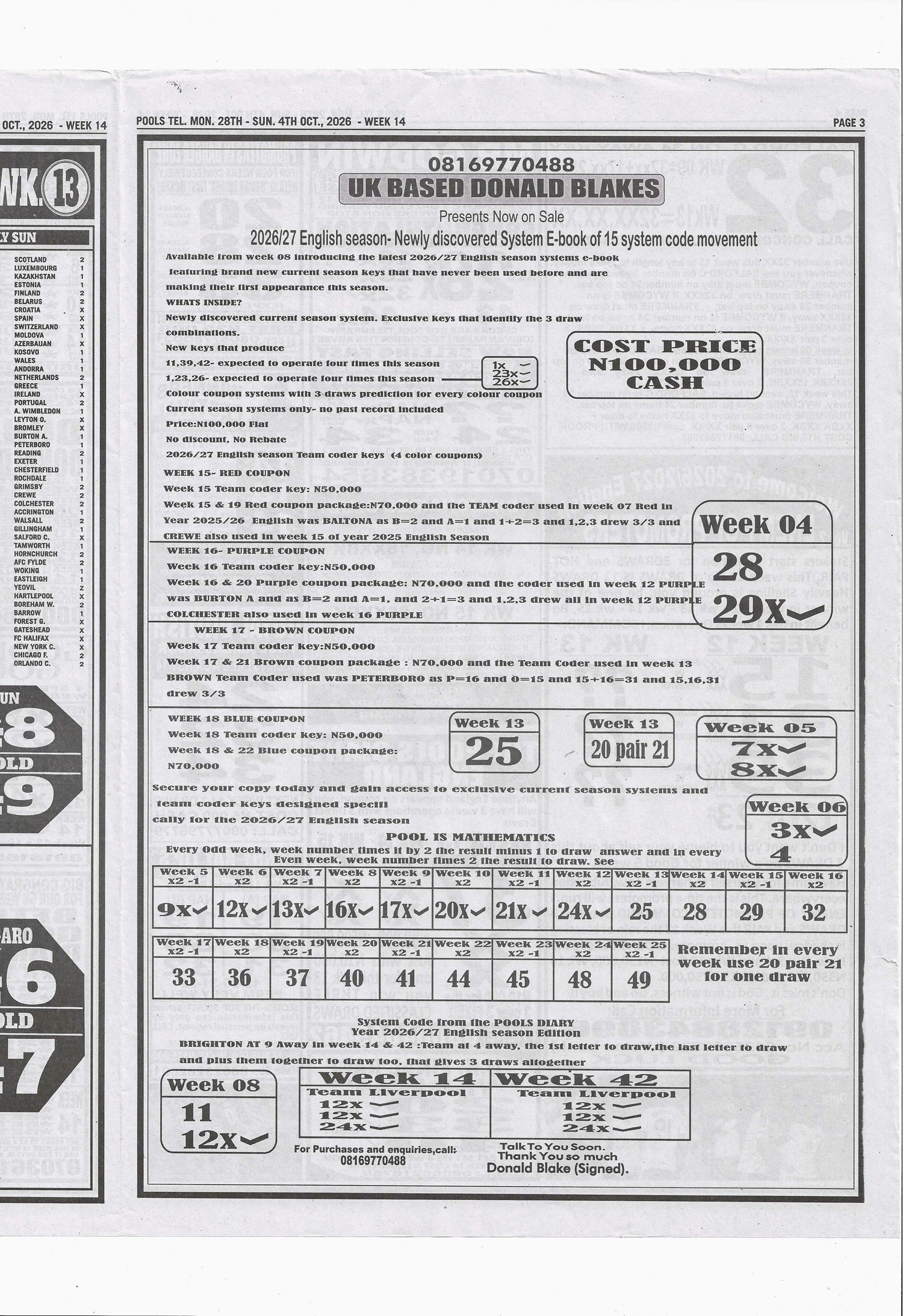 week 14 pools telegraph 2026 page 3