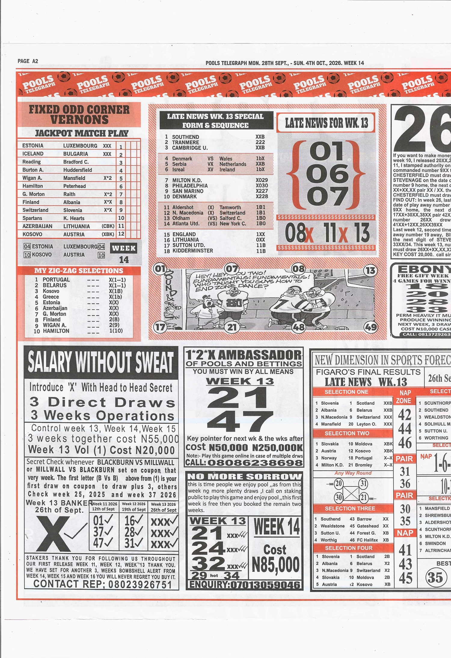 week 14 pools telegraph 2026 page 8