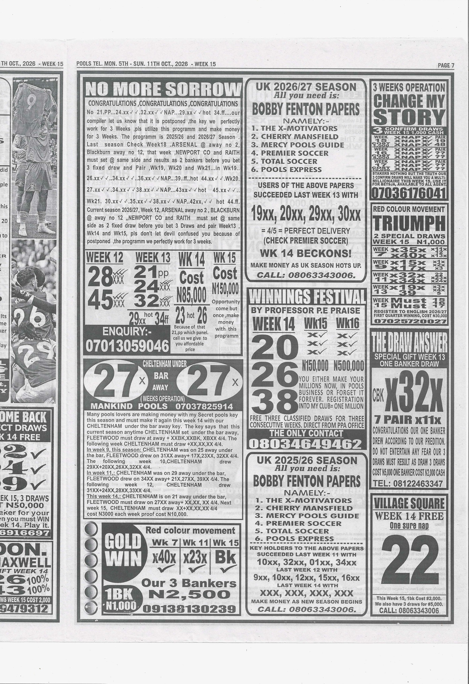 week 15 pools telegraph 2026 page 11