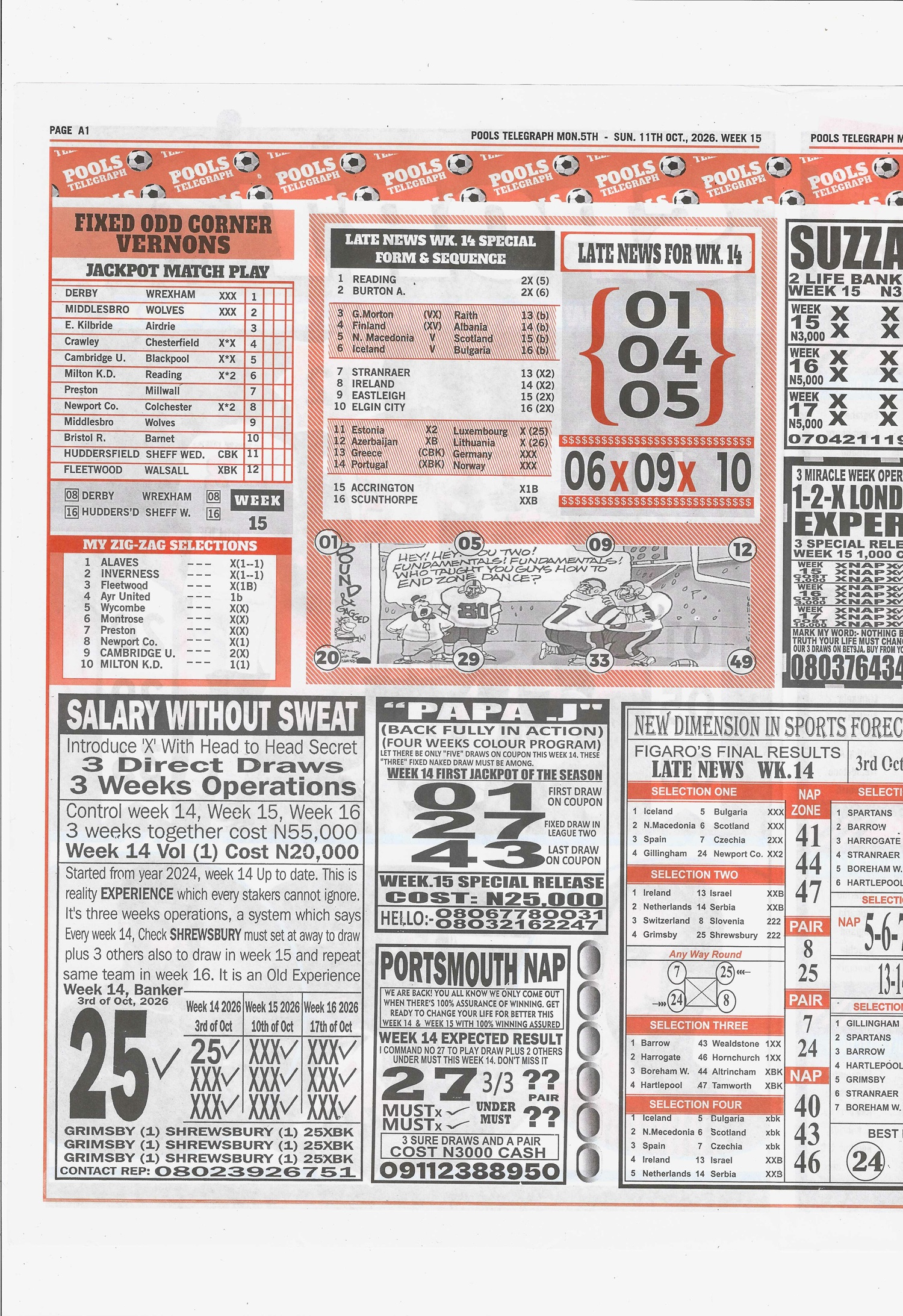 week 15 pools telegraph 2026 page 8