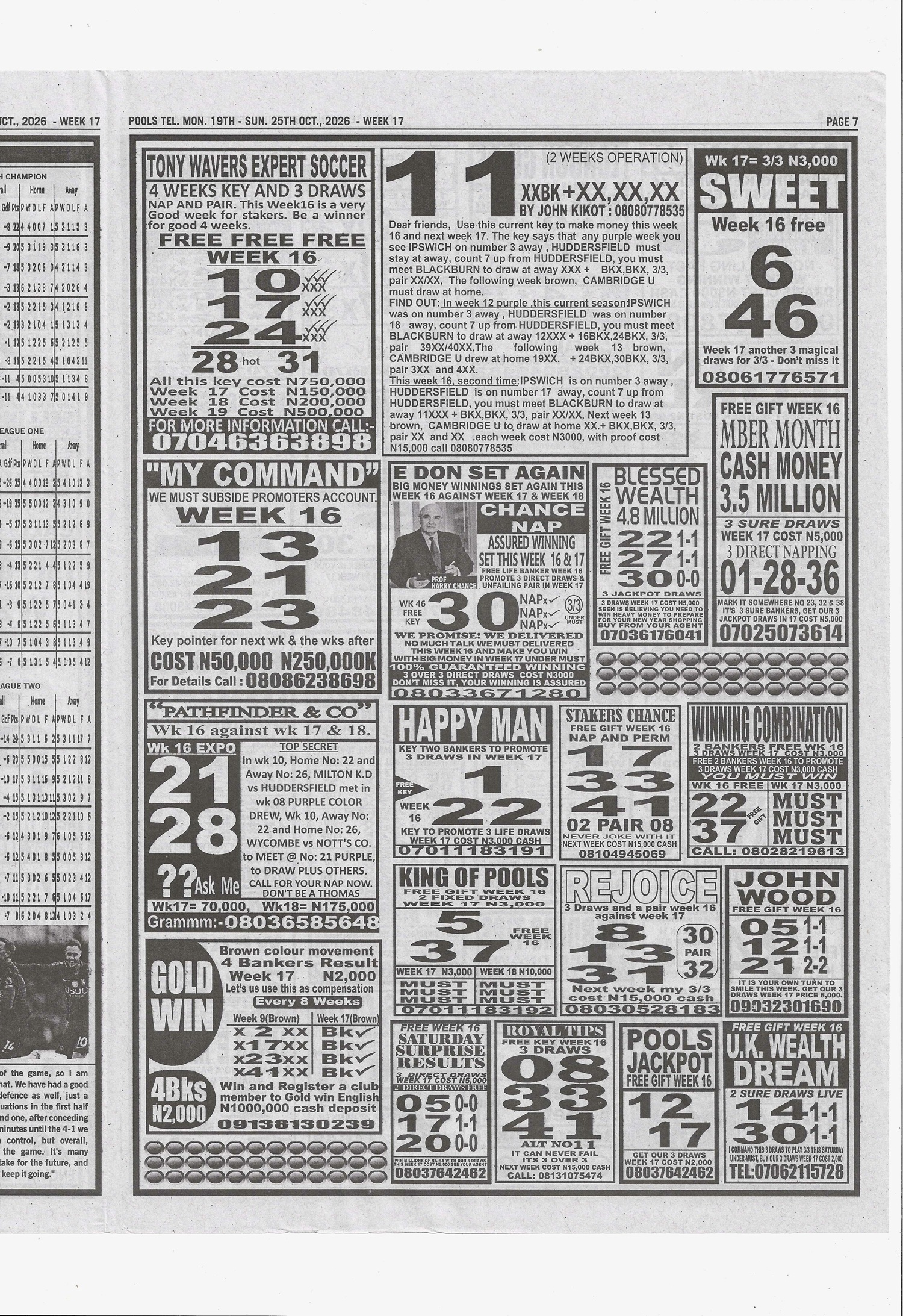 week 17 pools telegraph 2026 page 11