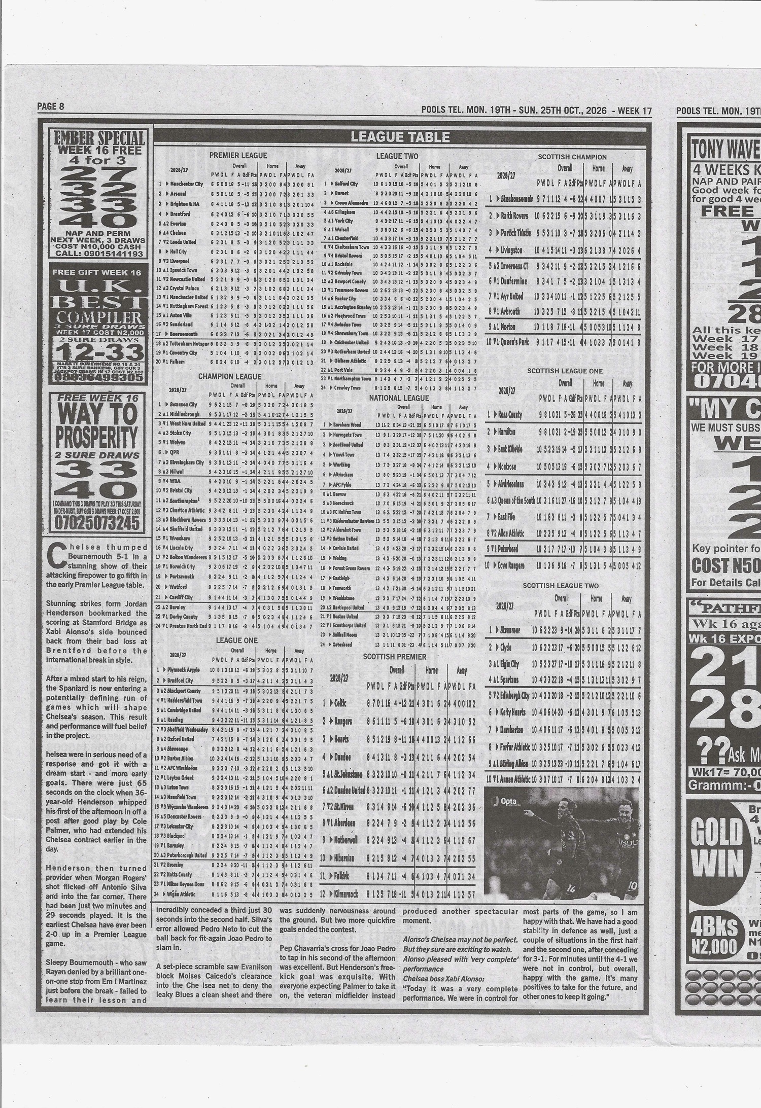 week 17 pools telegraph 2026 page 6