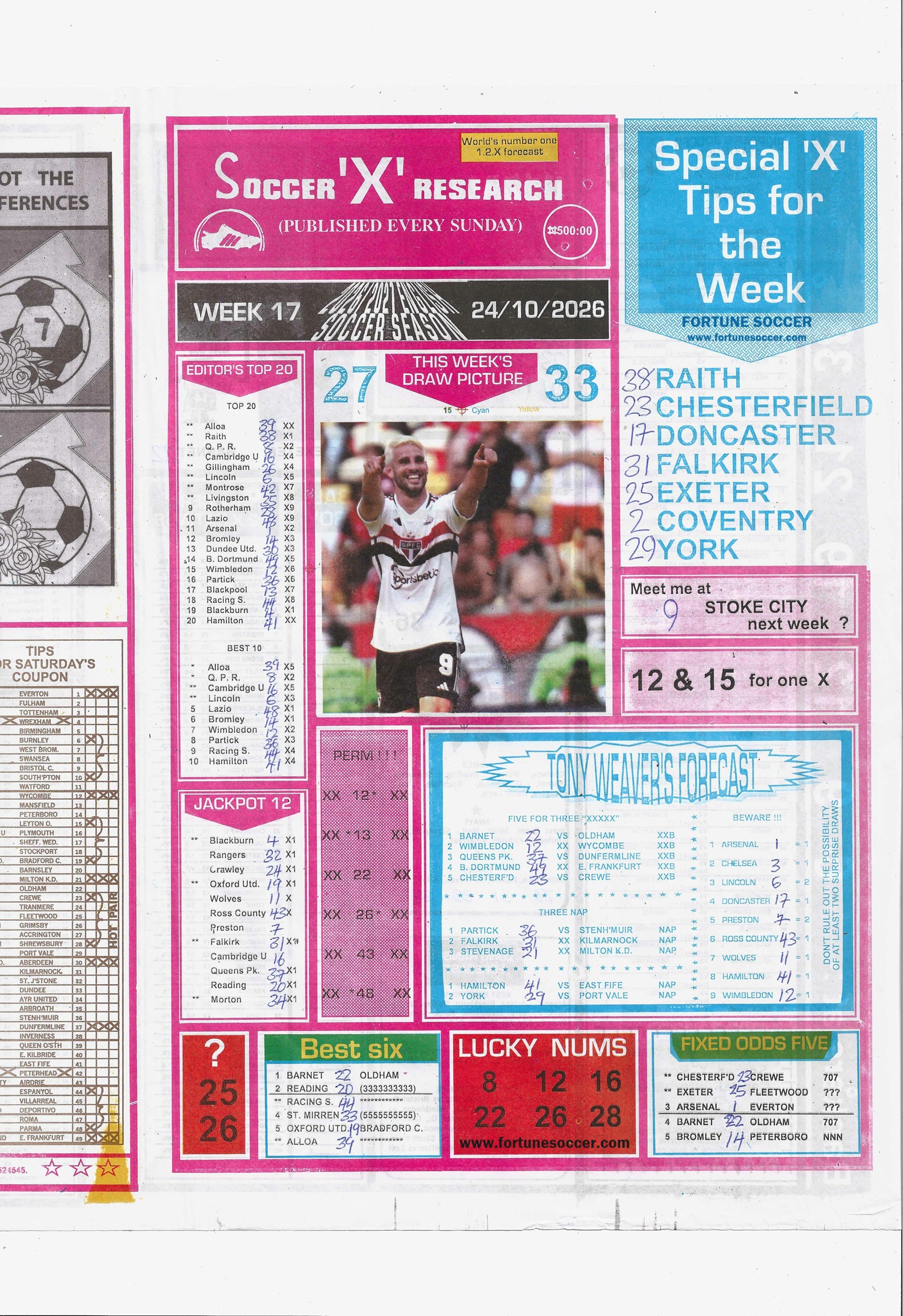 week 17 soccer x research 2026 page 1